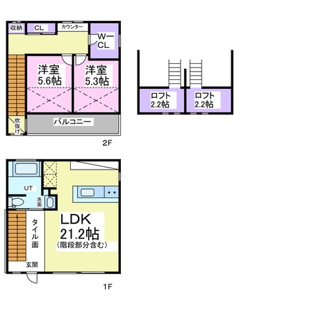 DO TOWN HOUSE By The Seaの物件間取画像